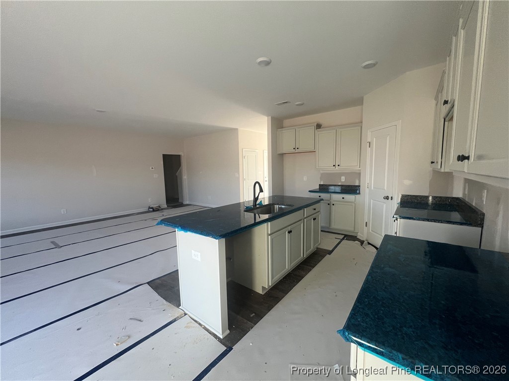 4075 Blue Springs Red Springs, NC 28377 - Photo 13 of 28 a kitchen with a sink and cabinets