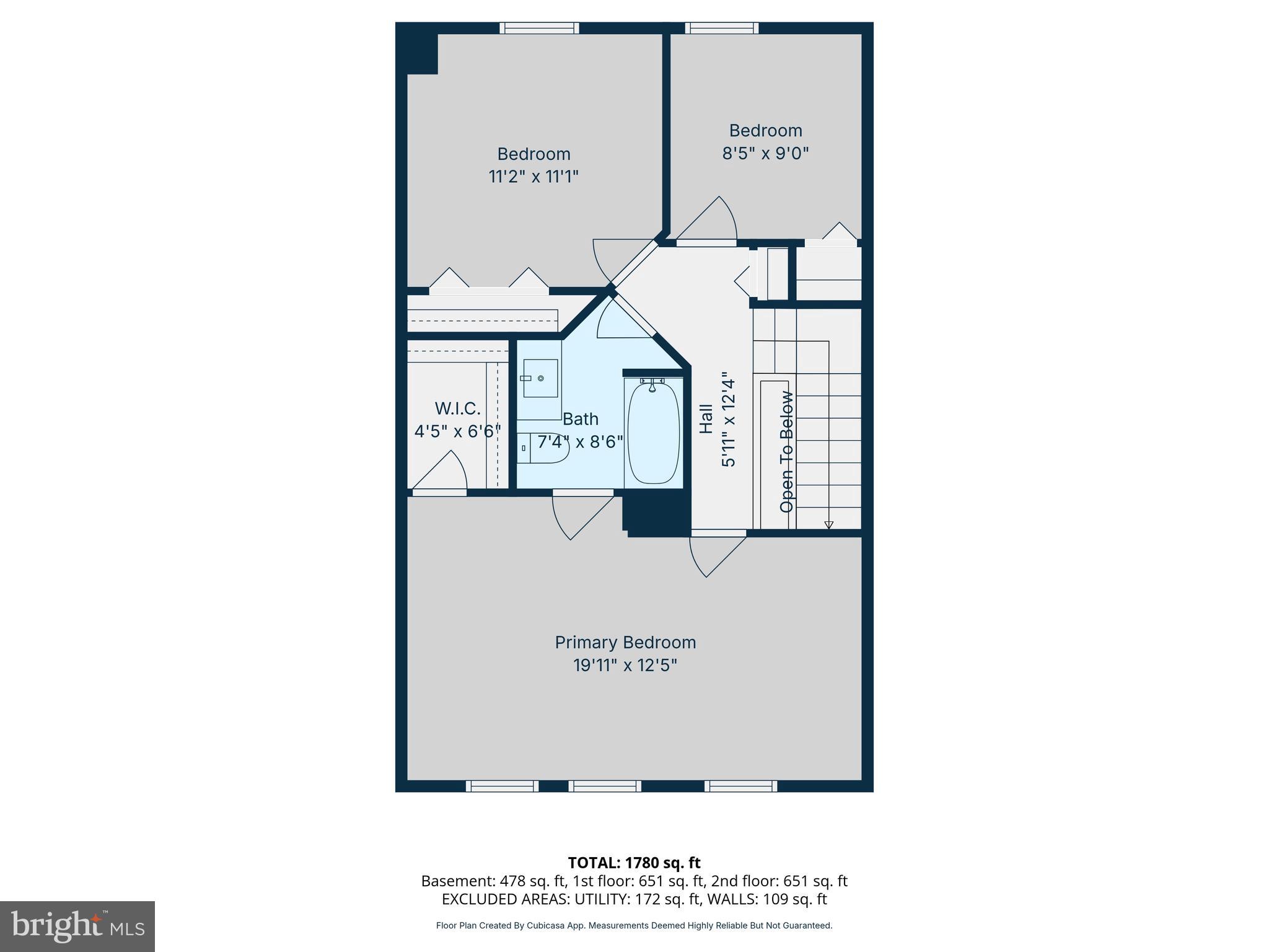 4028 Forest Valley Road Baltimore, MD 21234 - Photo 52 of 53 Upper Level Floorplan