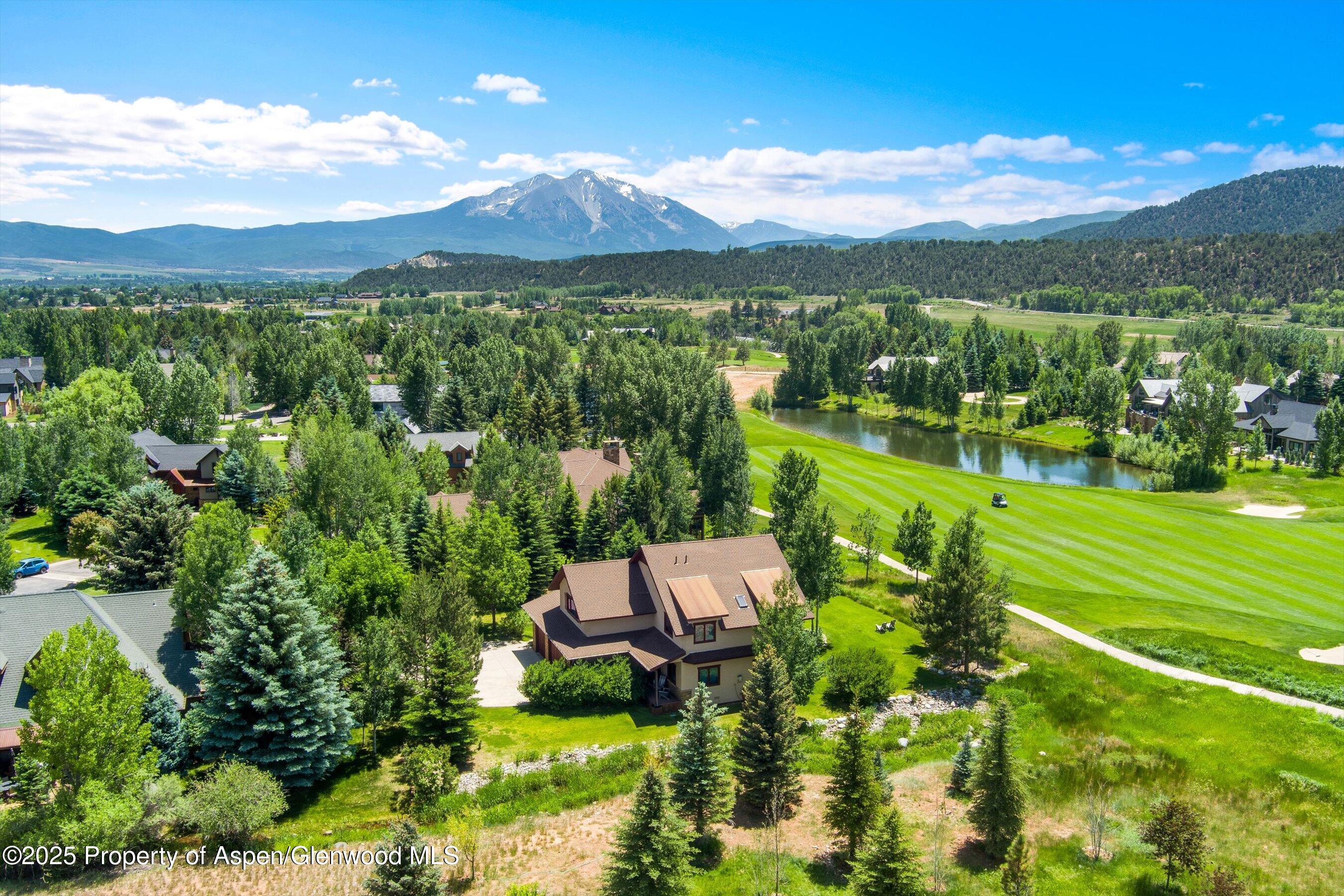 75 Buffalo Lane Carbondale, CO 81623 - Photo 18 of 49 a view of a garden with a lake