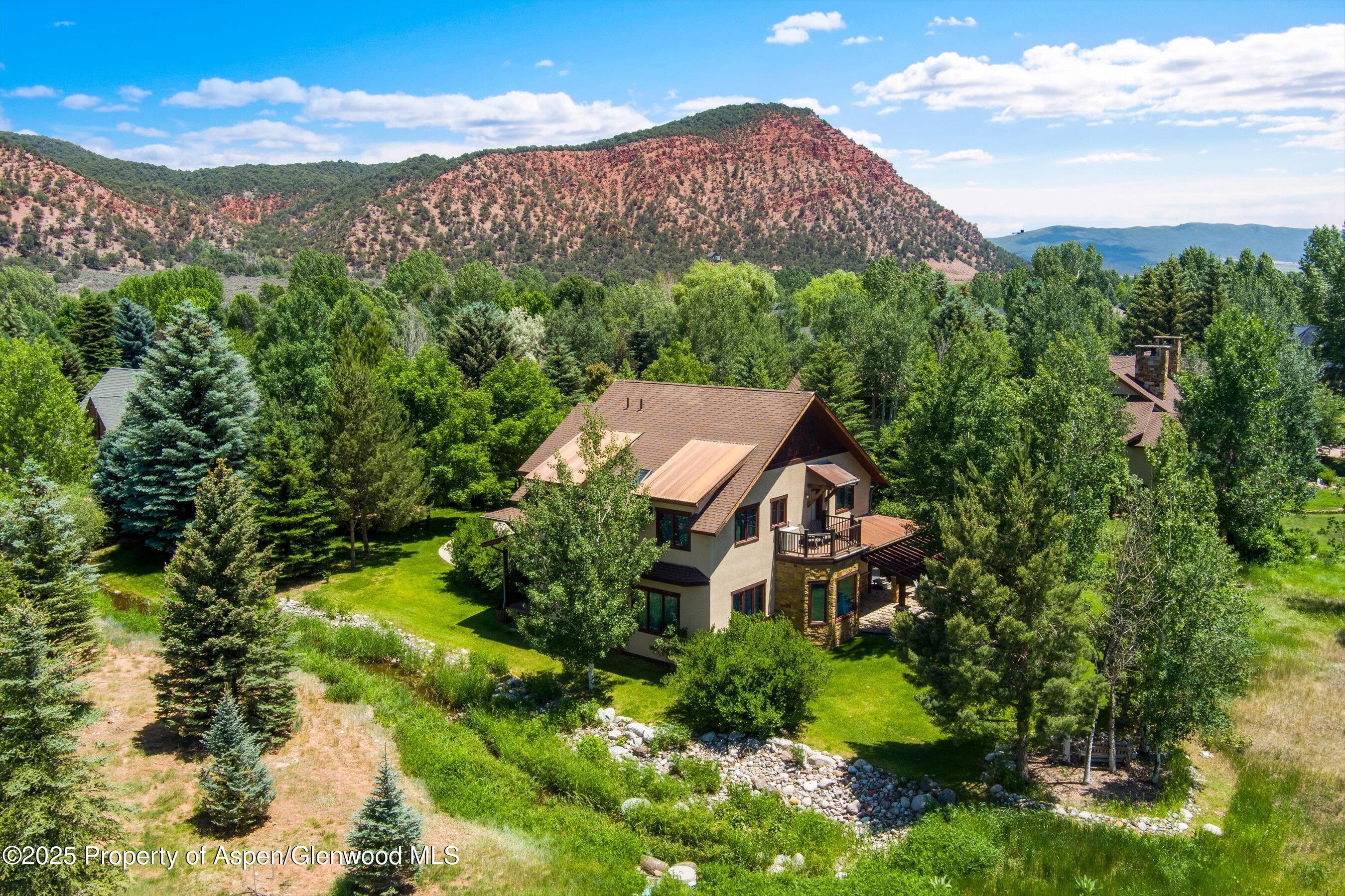 75 Buffalo Lane Carbondale, CO 81623 - Photo 46 of 49 an aerial view of a house