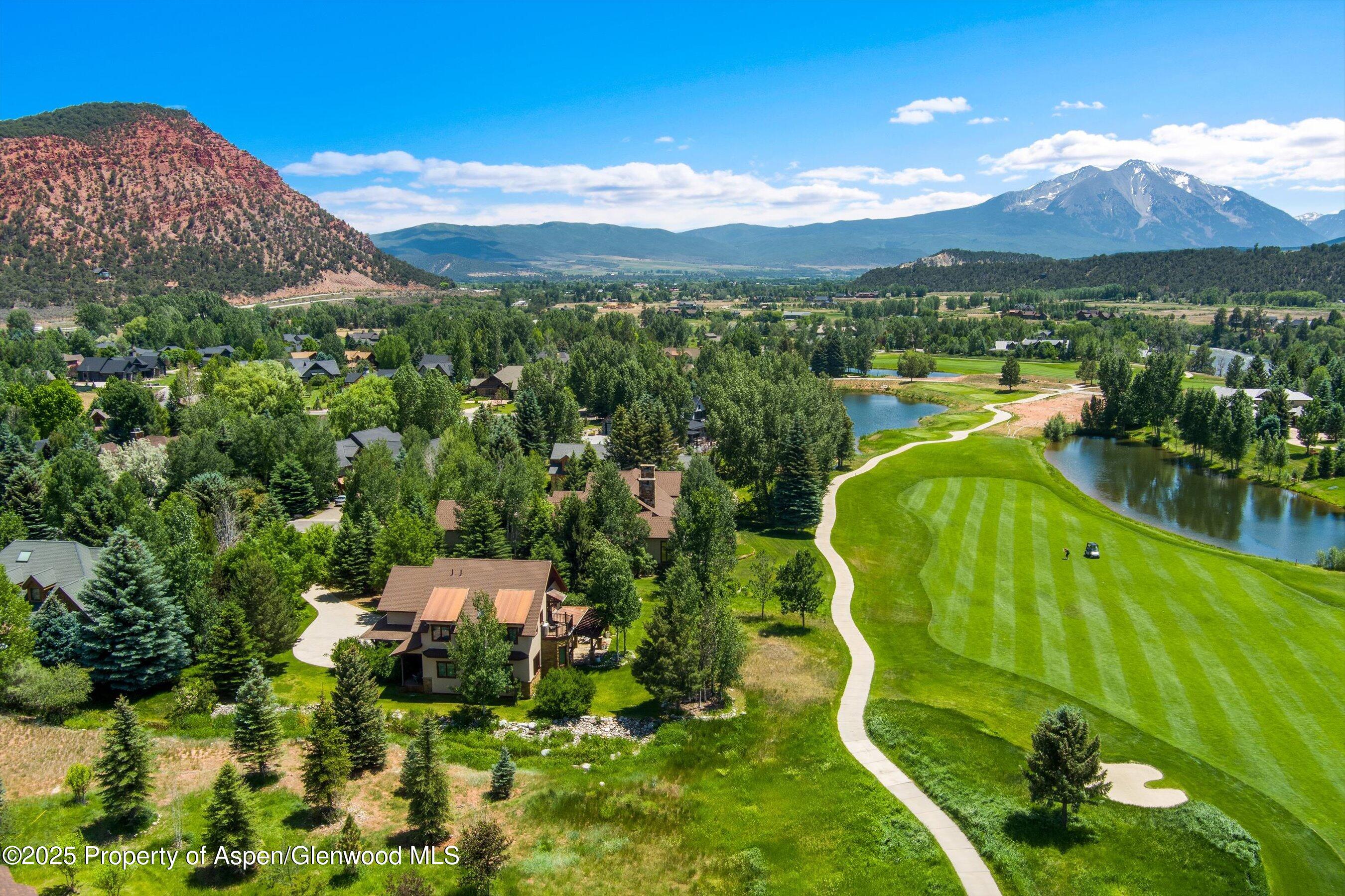 75 Buffalo Lane Carbondale, CO 81623 - Photo 47 of 49 a view of a lake with a mountain in the background