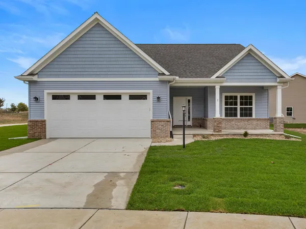 a front view of house with yard