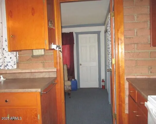 a view of storage and utility room