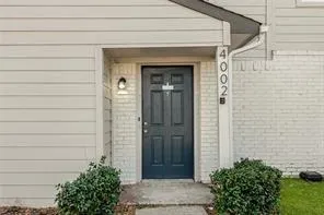 a view of front door of house