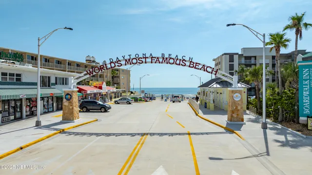 a view of a lake with a city