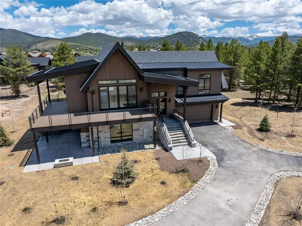 front view of house with a patio