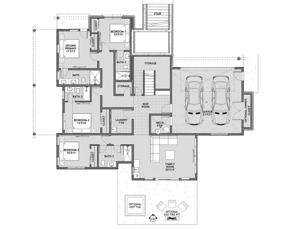a aerial view of a house with a swimming pool