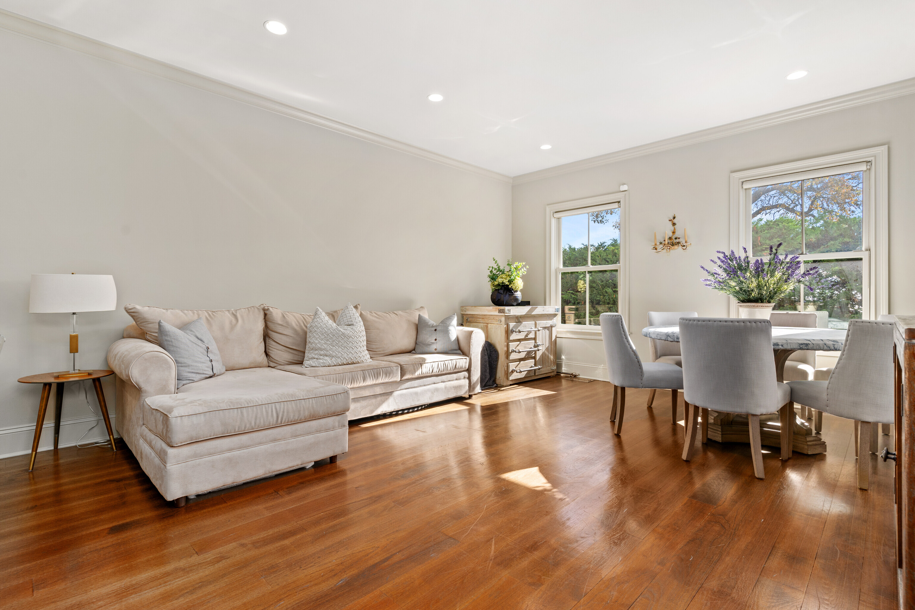 75 Saddle Rock Road Stamford, CT 06902 - Photo 13 of 40 a living room with furniture and wooden floor