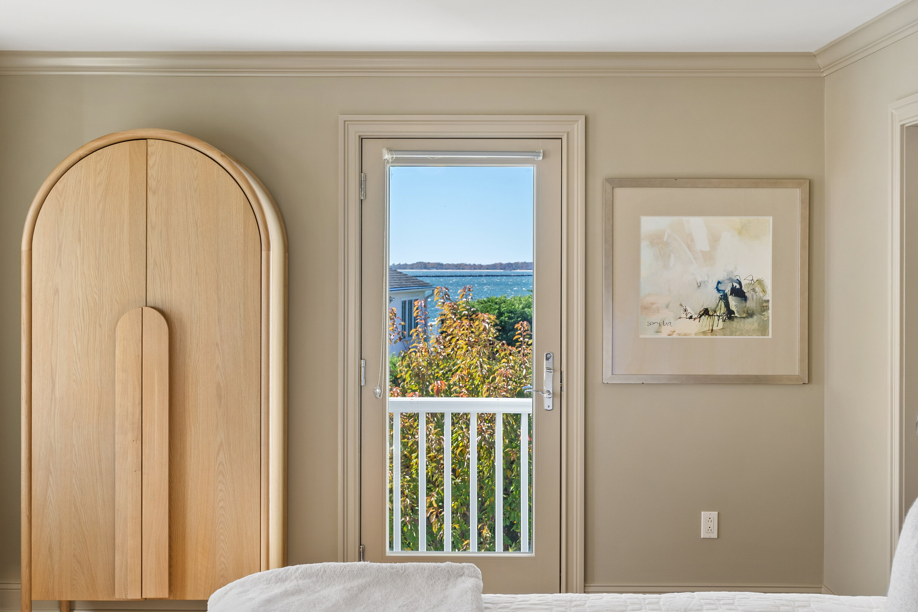 75 Saddle Rock Road Stamford, CT 06902 - Photo 26 of 40 a view of a balcony with a door