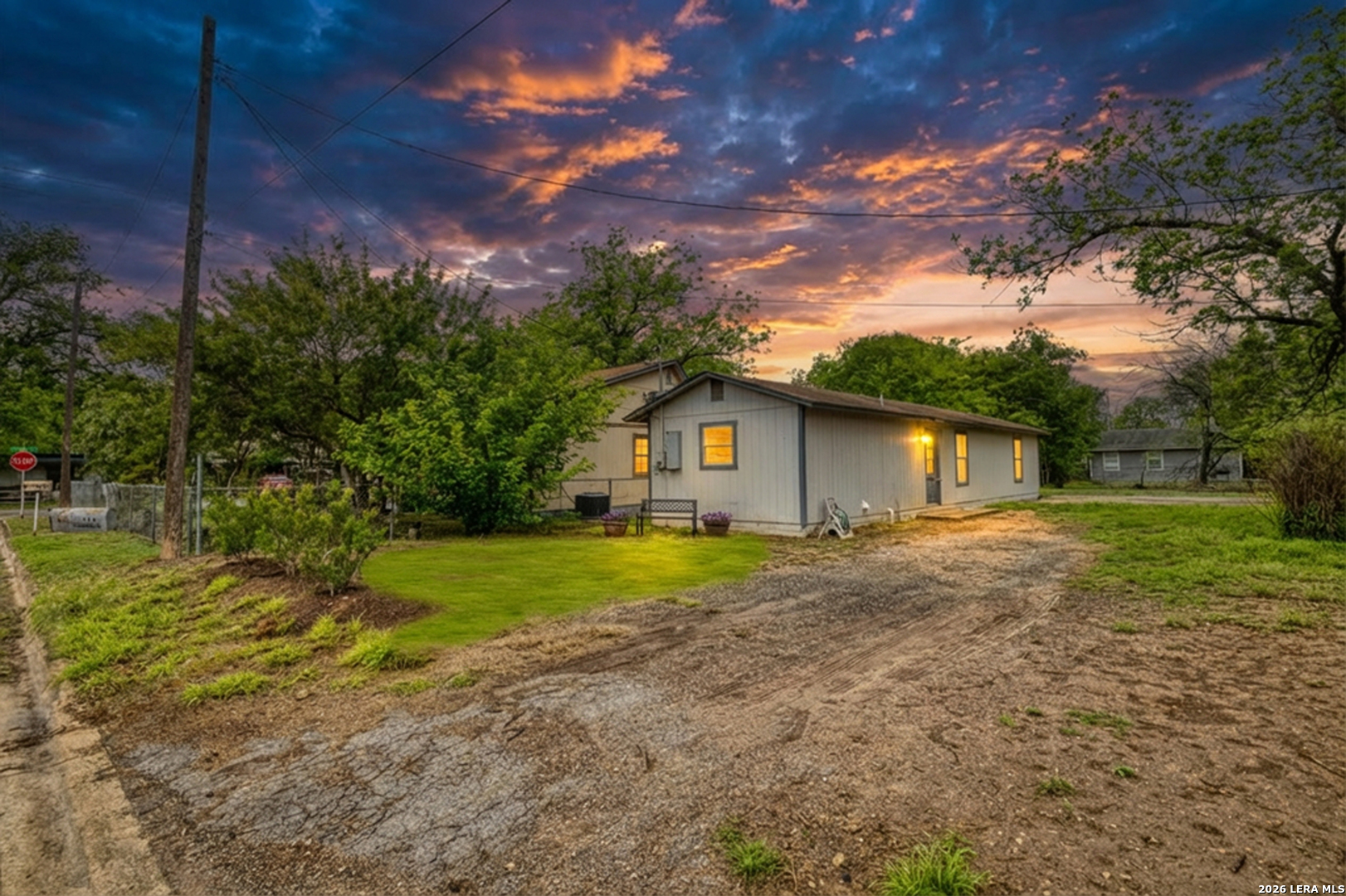 640 Roach Street Uvalde, TX 78801 - Photo 2 of 23 a view of backyard of house with green space