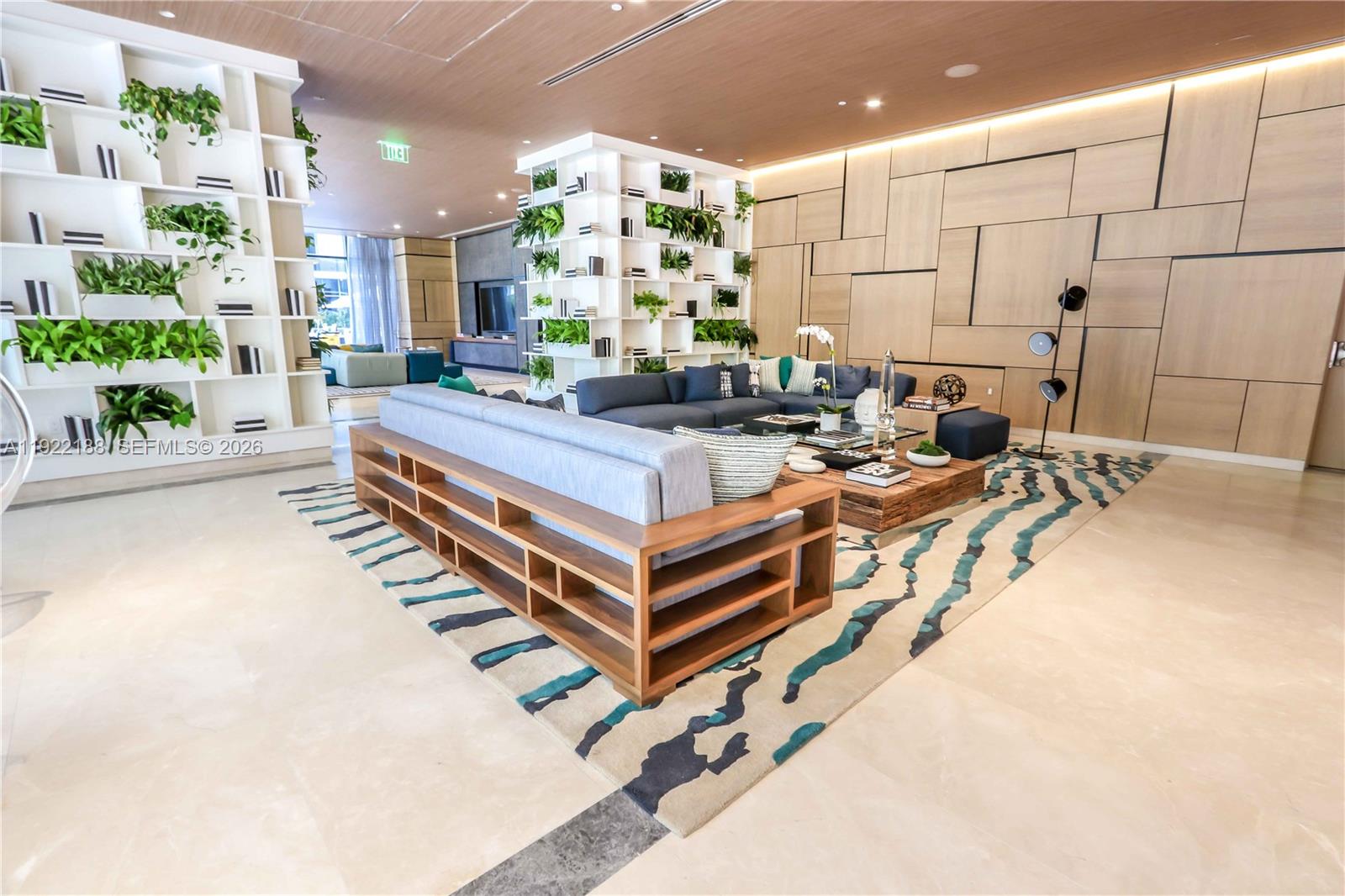 45 Southwest 9th Street, Unit 2201 Miami, FL 33130 - Photo 34 of 36 a very nice looking room with a large window