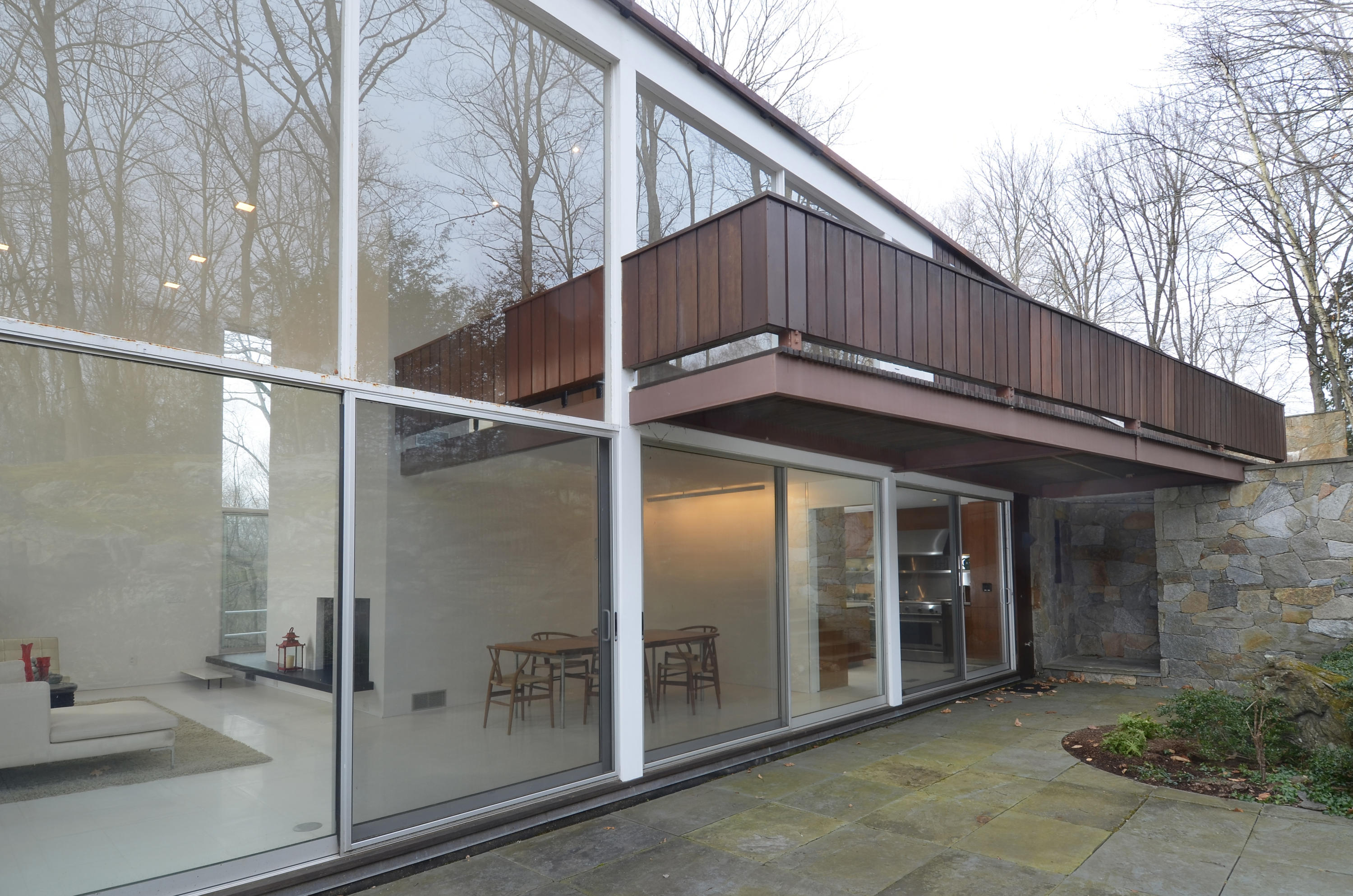 1380 Ponus Ridge Road New Canaan, CT 06840 - Photo 18 of 22 a view of a balcony