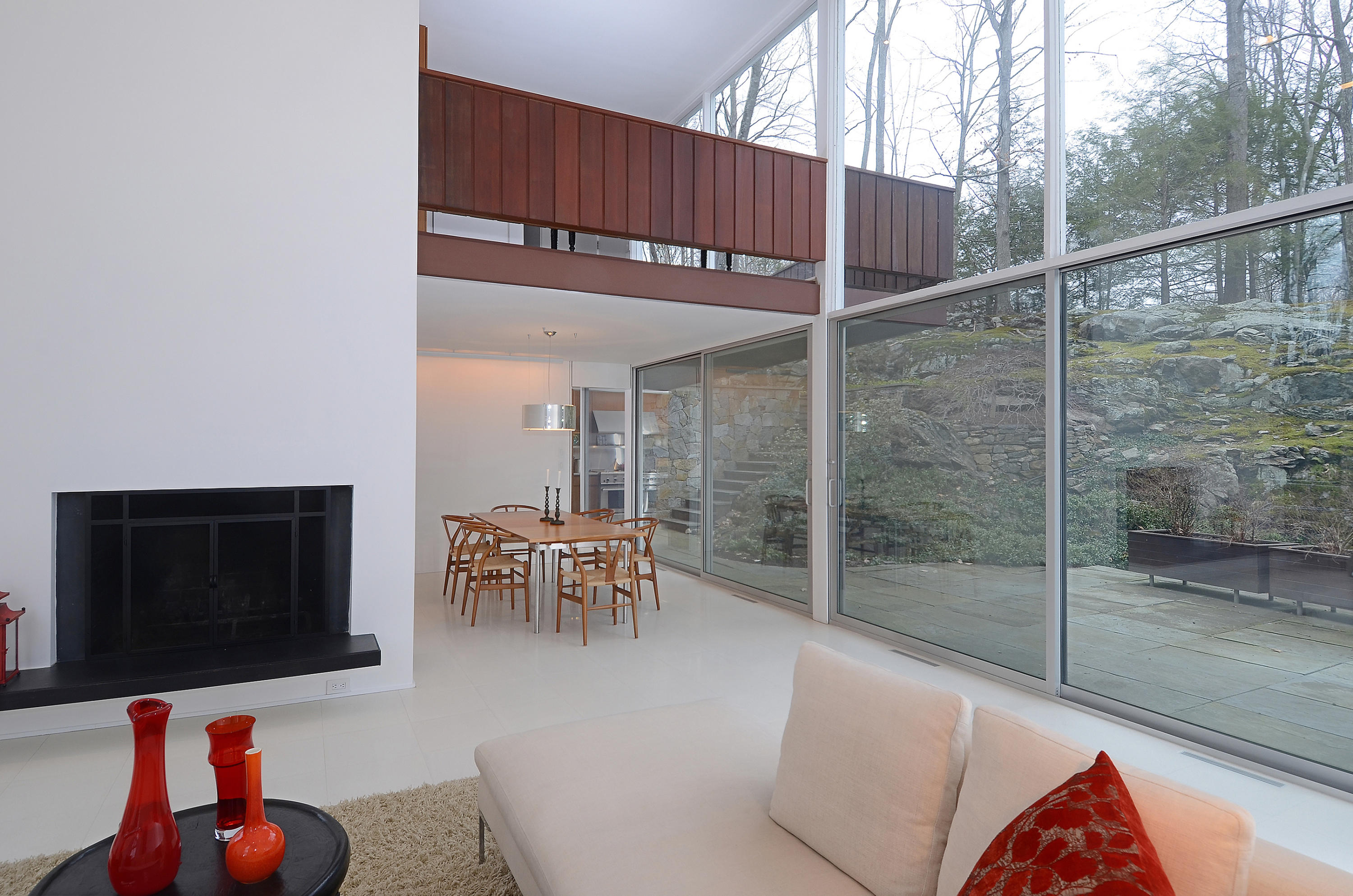 1380 Ponus Ridge Road New Canaan, CT 06840 - Photo 4 of 22 a living room with furniture