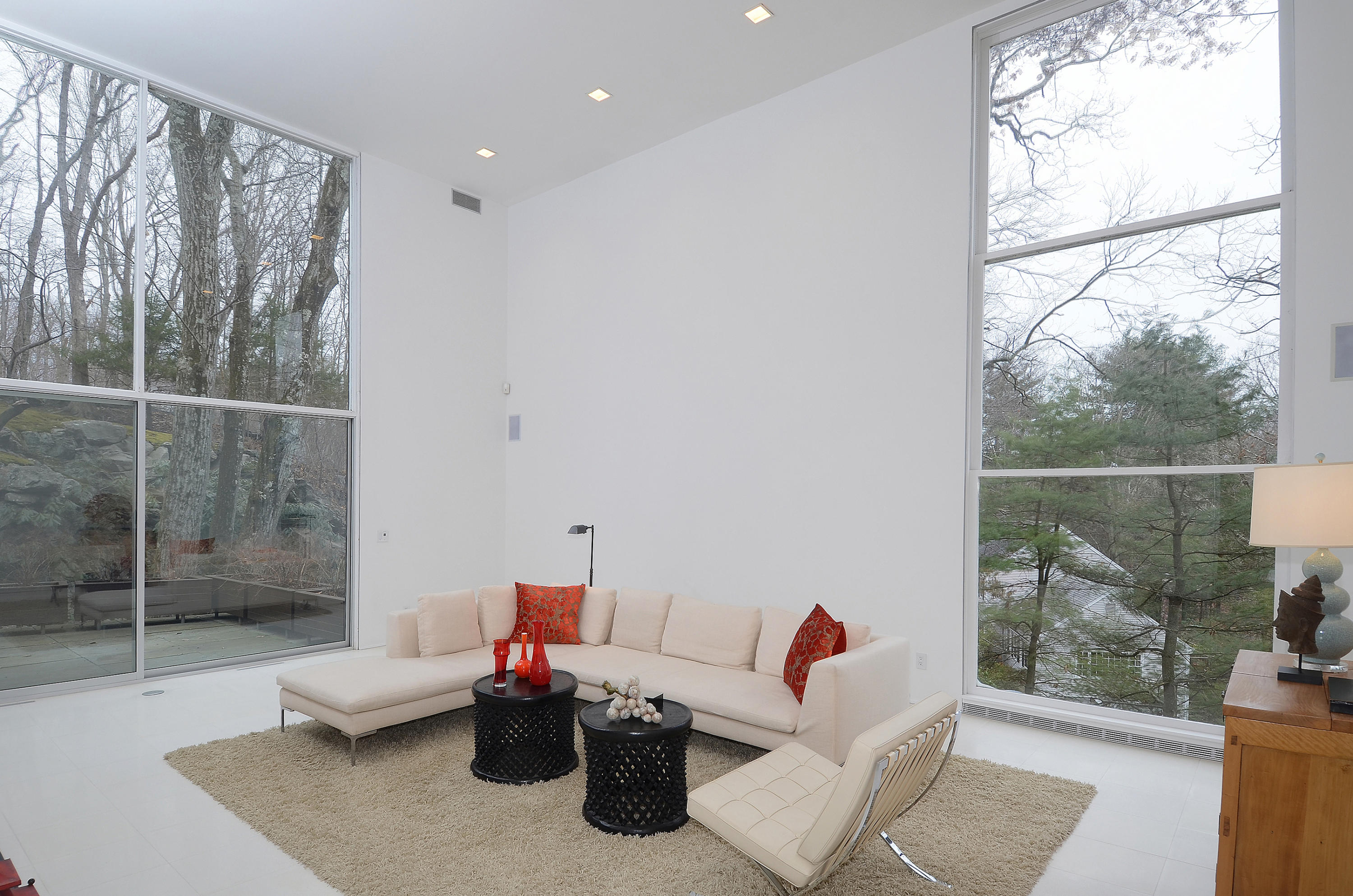 1380 Ponus Ridge Road New Canaan, CT 06840 - Photo 6 of 22 a living room with furniture