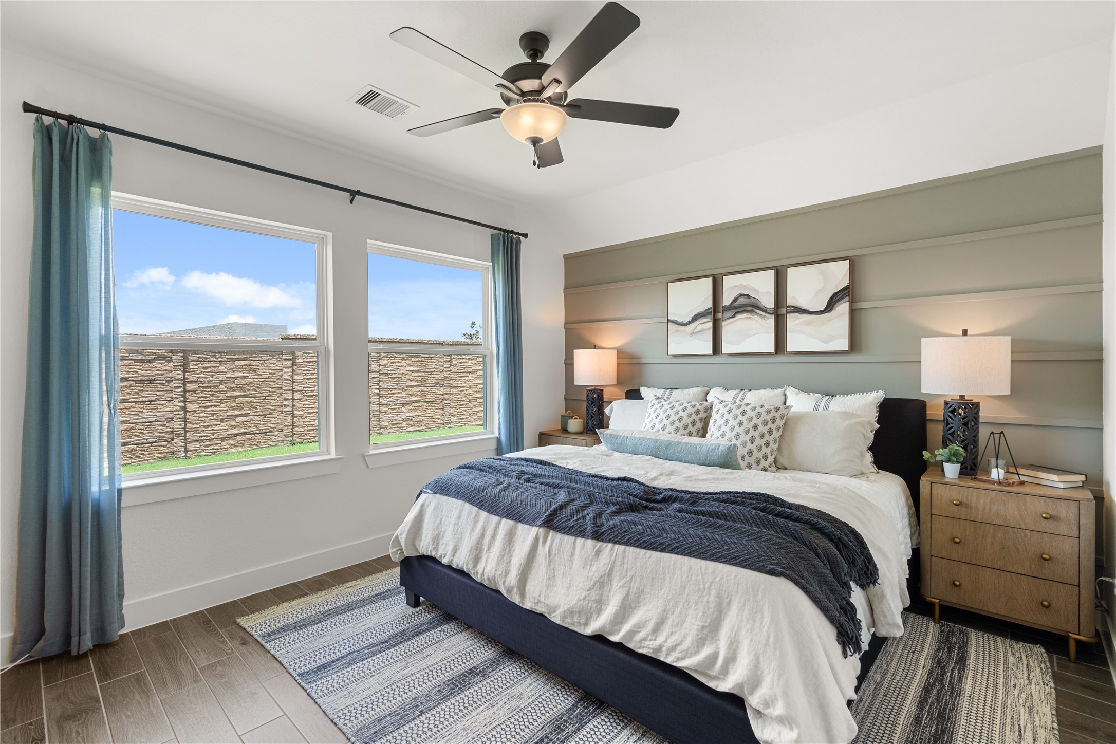 5255 Celestial Court Iowa Colony, TX 77583 - Photo 23 of 29 a bedroom with a large bed and a window