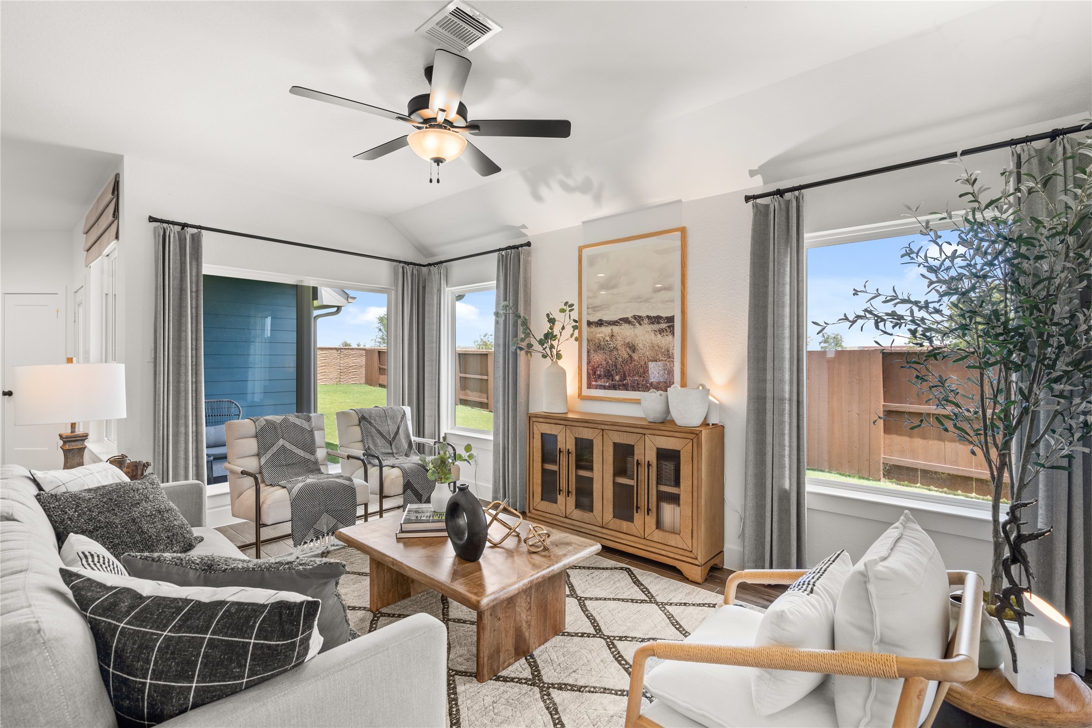 5255 Celestial Court Iowa Colony, TX 77583 - Photo 12 of 29 a living room with furniture and a large window