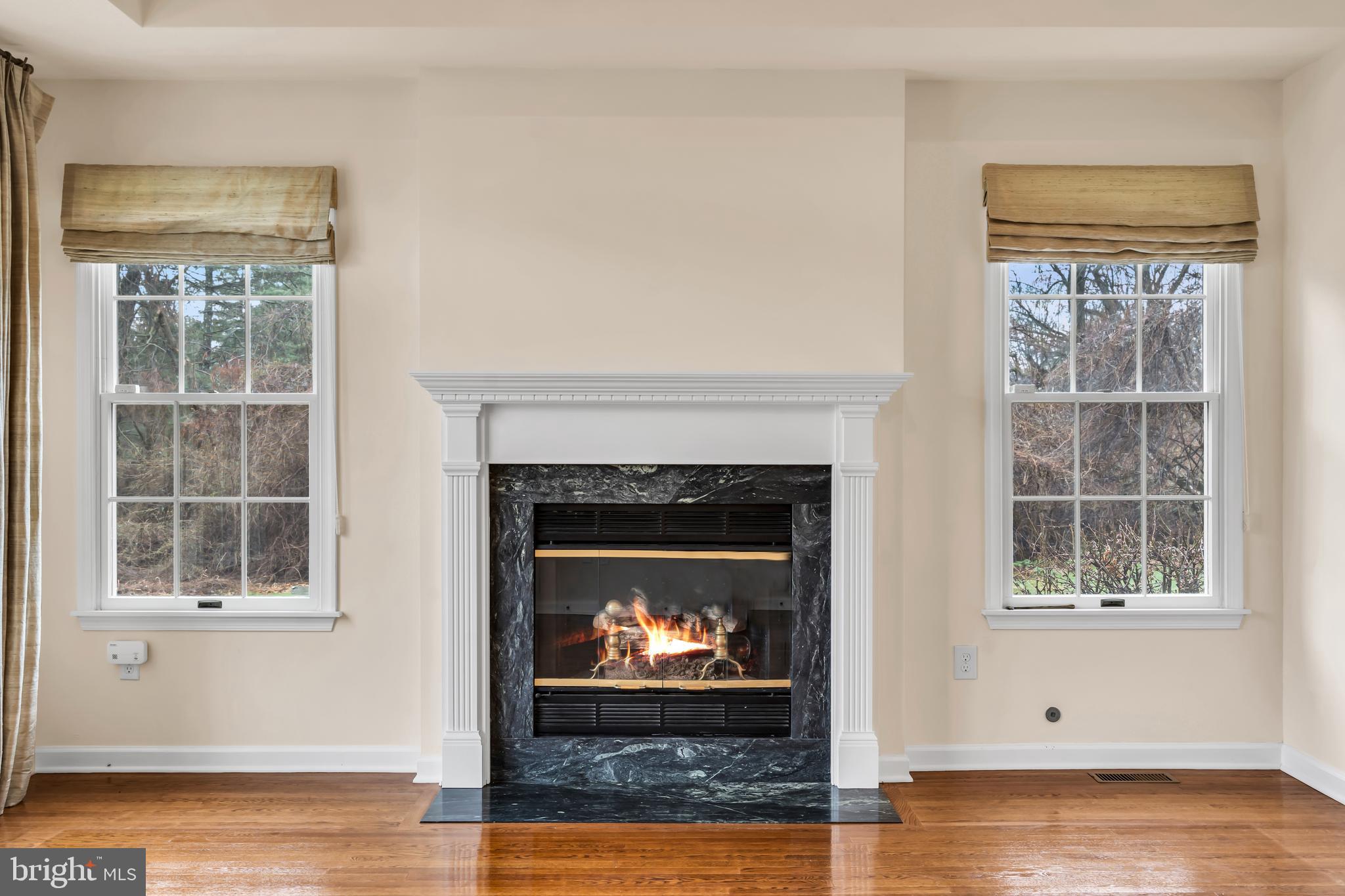 21 Wilkinson Way Princeton, NJ 08540 - Photo 7 of 43 a living room with a fireplace and a window