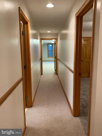 a black door with a black and white door