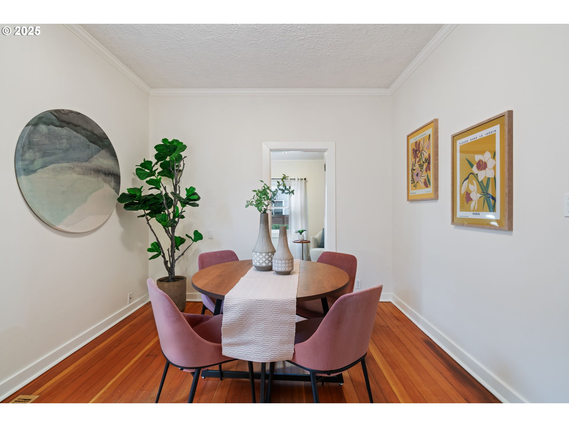 5415 Northeast 14th Place Portland, OR 97211 - Photo 16 of 38 a dining room with furniture and wooden floor