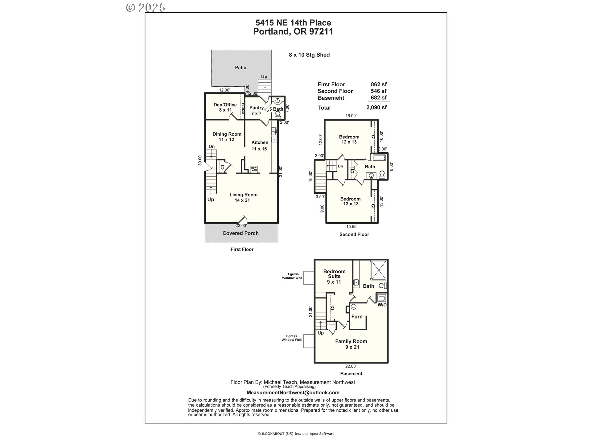 5415 Northeast 14th Place Portland, OR 97211 - Photo 37 of 38 a picture of a floor plan
