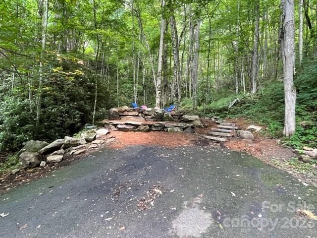 81 Railroad Grade Road Maggie Valley, NC 28751 - Photo 33 of 38 a view of swimming pool with a yard