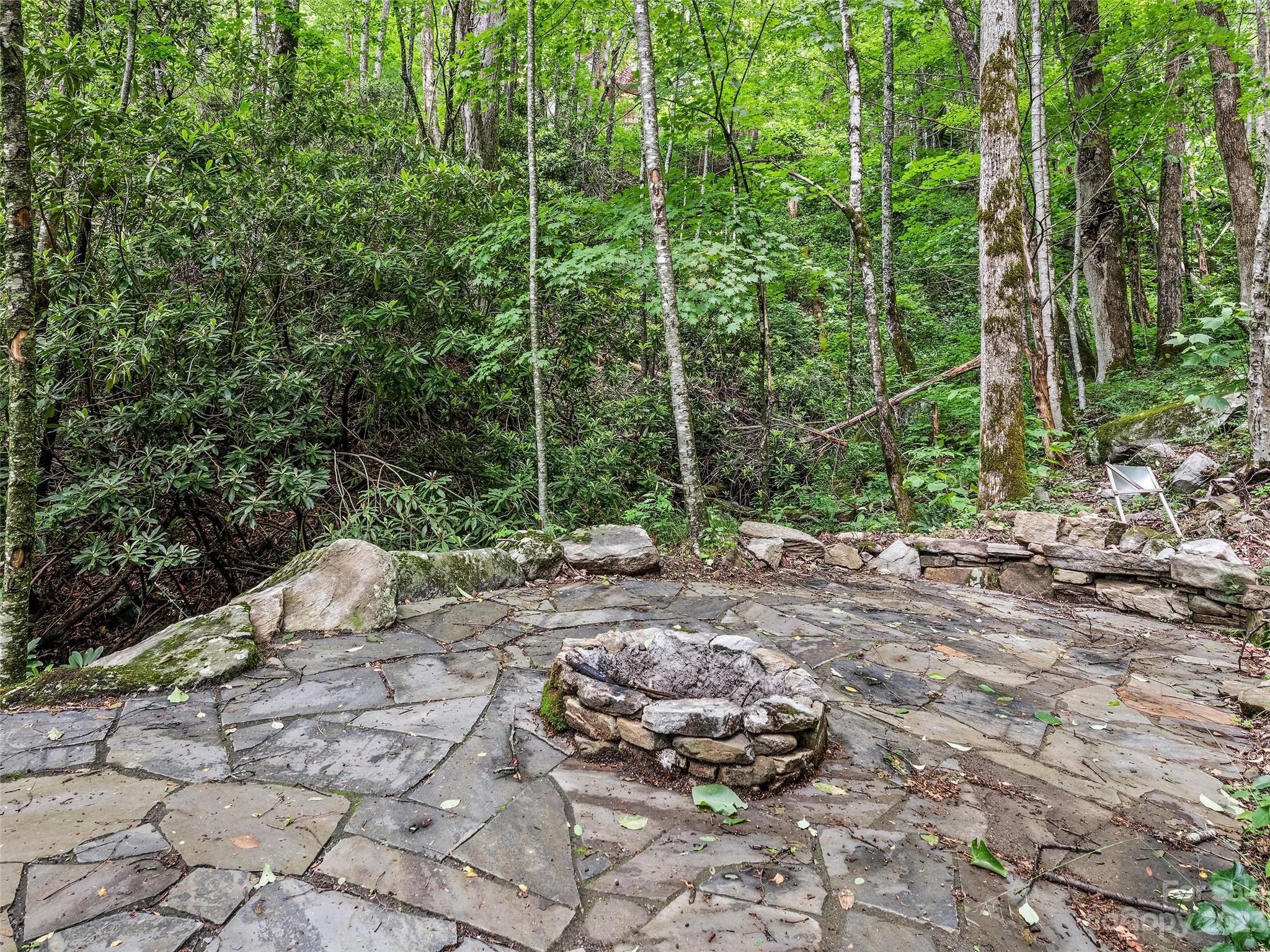 81 Railroad Grade Road Maggie Valley, NC 28751 - Photo 38 of 38 a backyard of a house with lots of green space
