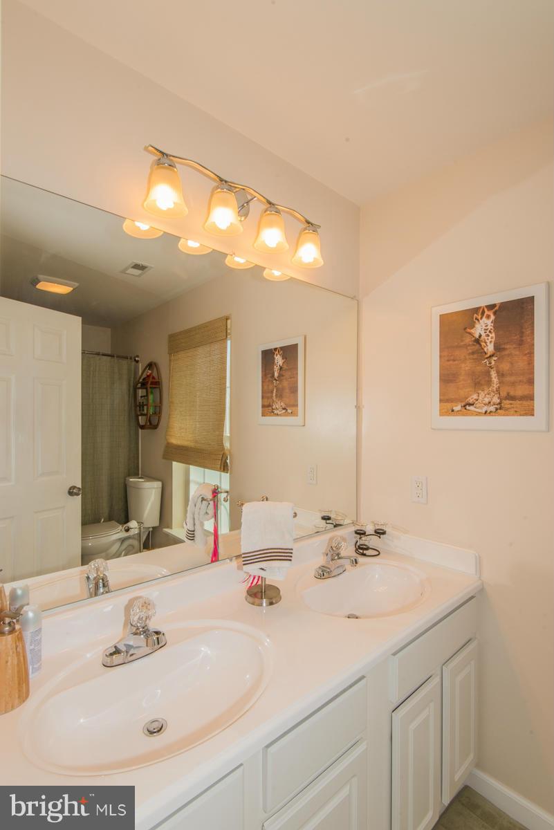 1325 Tree Side Court Odenton, MD 21113 - Photo 11 of 20 a bathroom with a sink and a mirror