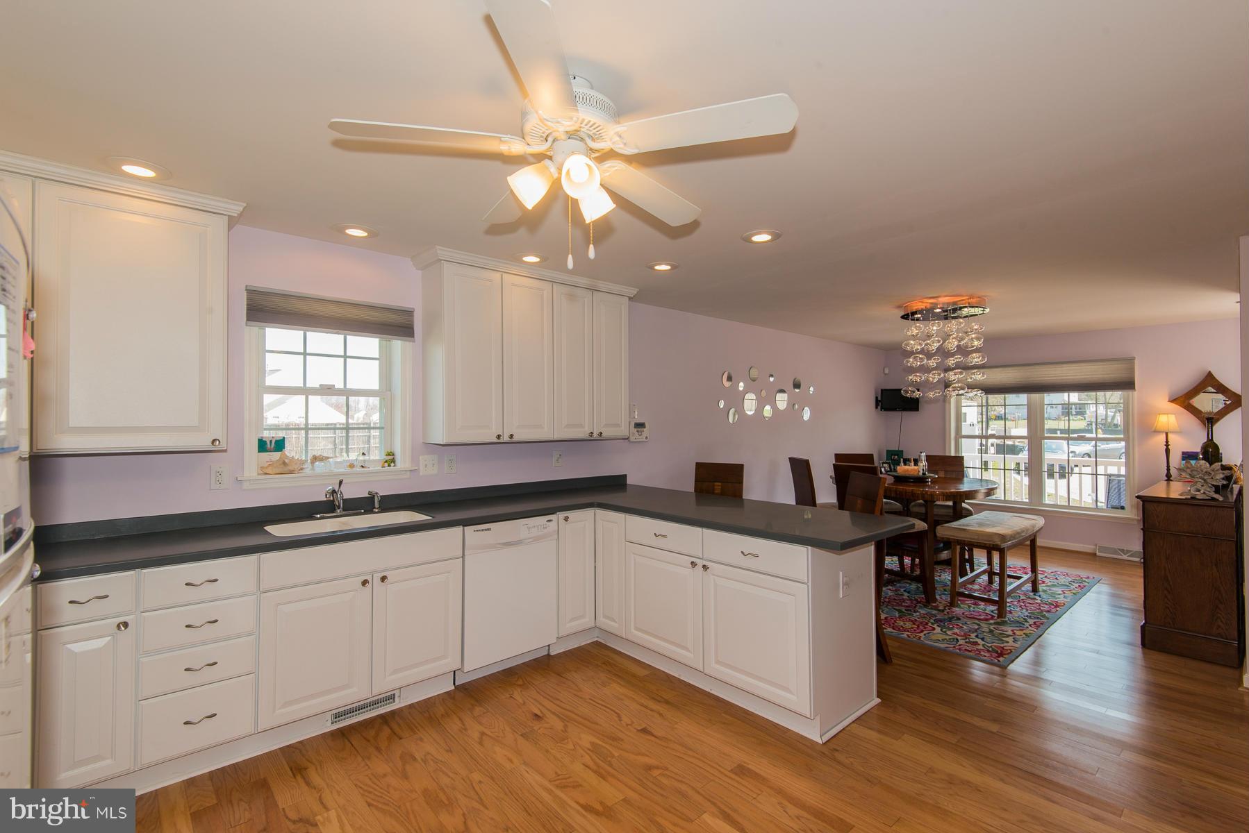 1325 Tree Side Court Odenton, MD 21113 - Photo 5 of 20 a kitchen with granite countertop a sink cabinets and wooden floor
