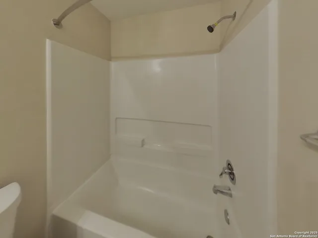 a close up of a bathtub