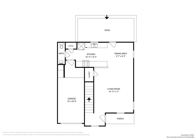 a picture of a floor plan