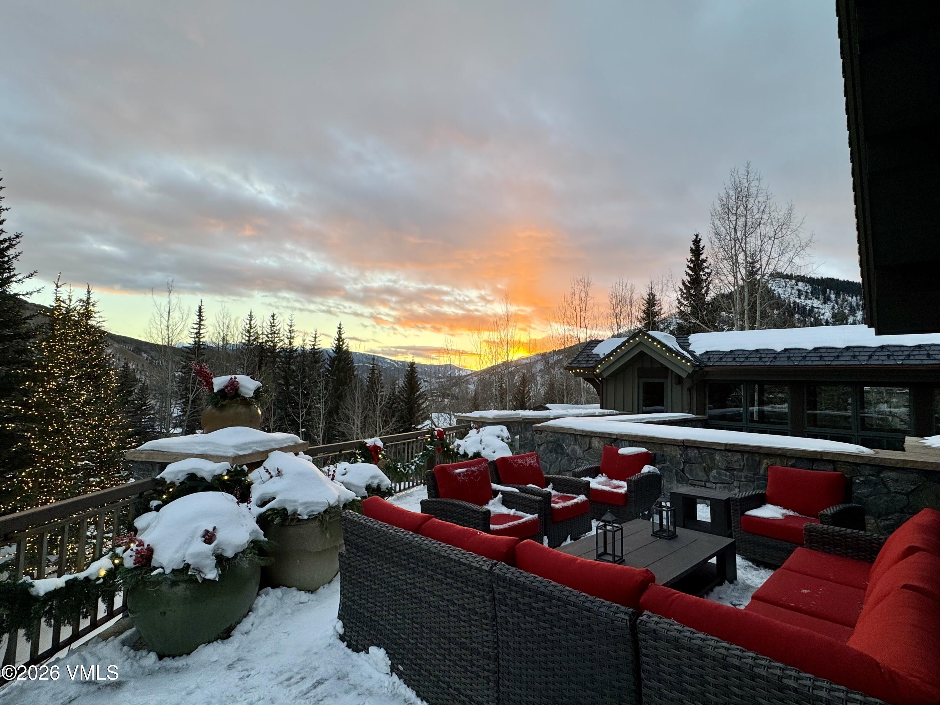 780 Potato Patch Drive Vail, CO 81657 - Photo 26 of 26 a view of a couches and a potted plant on the roof