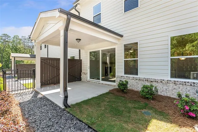 a front view of a house with a porch