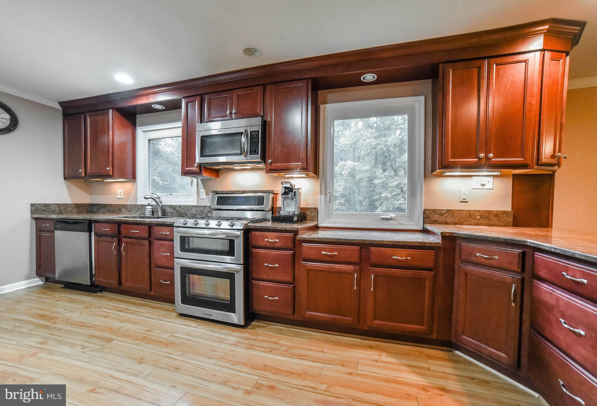 25030 Morgan Road Hollywood, MD 20636 - Photo 5 of 29 Beautiful cherry cabinets in remodeled kitchen