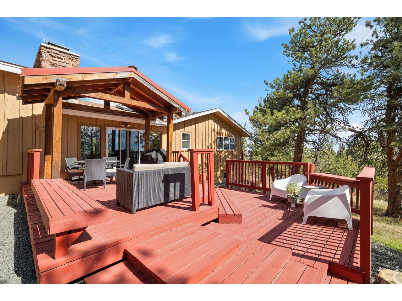 526 Brook Road Boulder, CO 80302 - Photo 13 of 41 South Facing Covered Deck Area
