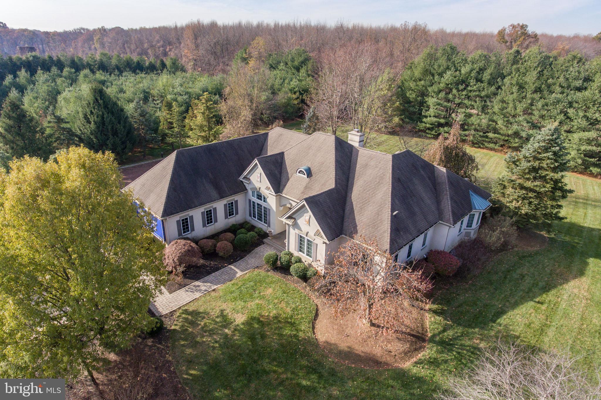 3919 Crosswicks Hamilton Square Road Trenton, NJ 08620 - Photo 48 of 61 an aerial view of a house with yard and outdoor seating