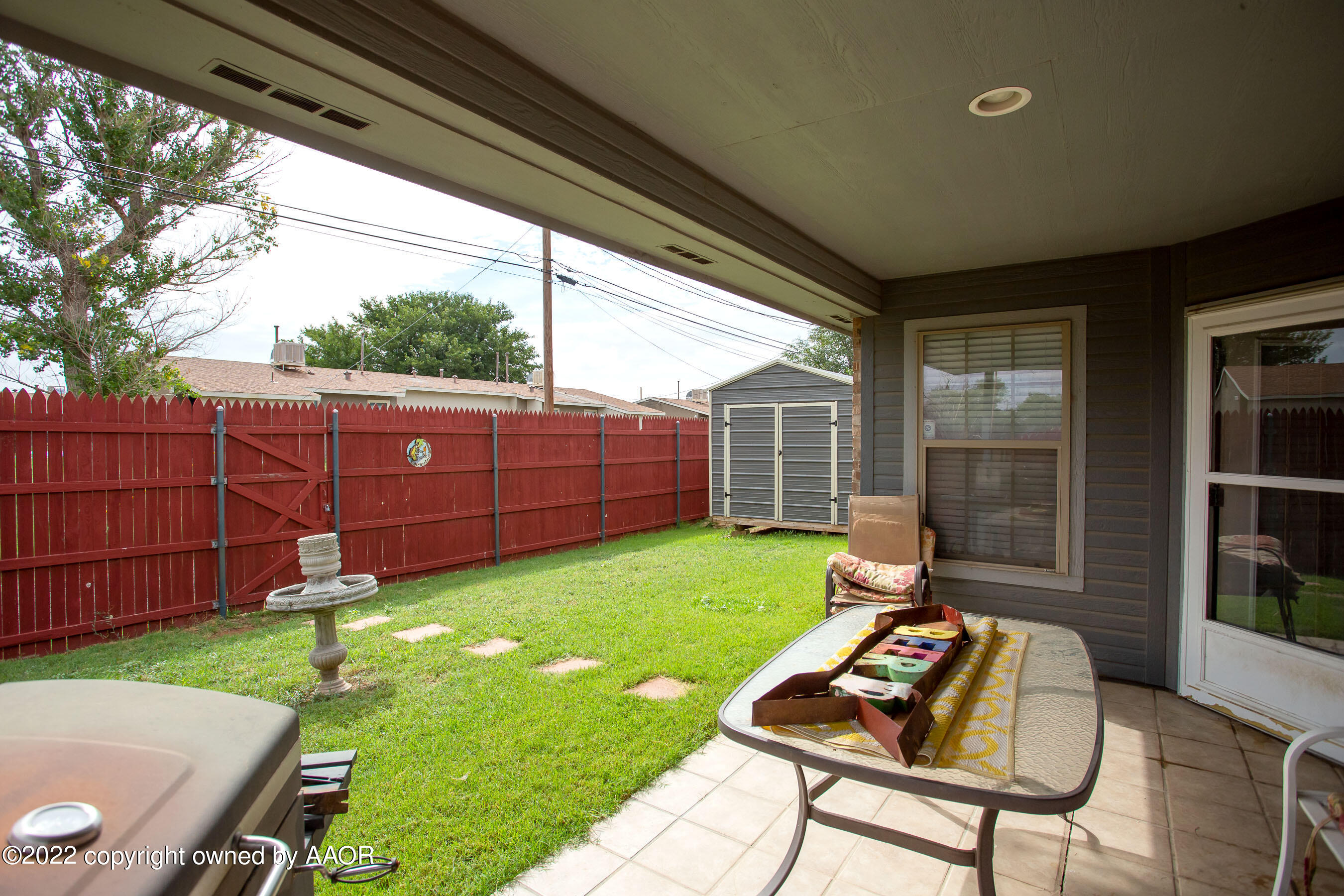 2601 Eagle Point Drive Amarillo, TX 79103 - Photo 20 of 23 a view of backyard with furniture