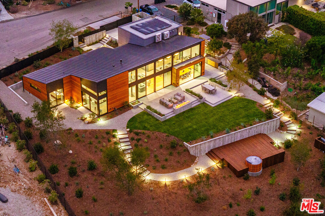 6756 Wandermere Road Malibu, CA 90265 - Photo 27 of 27 an aerial view of a house with a yard