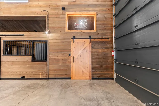 a view of front door of house