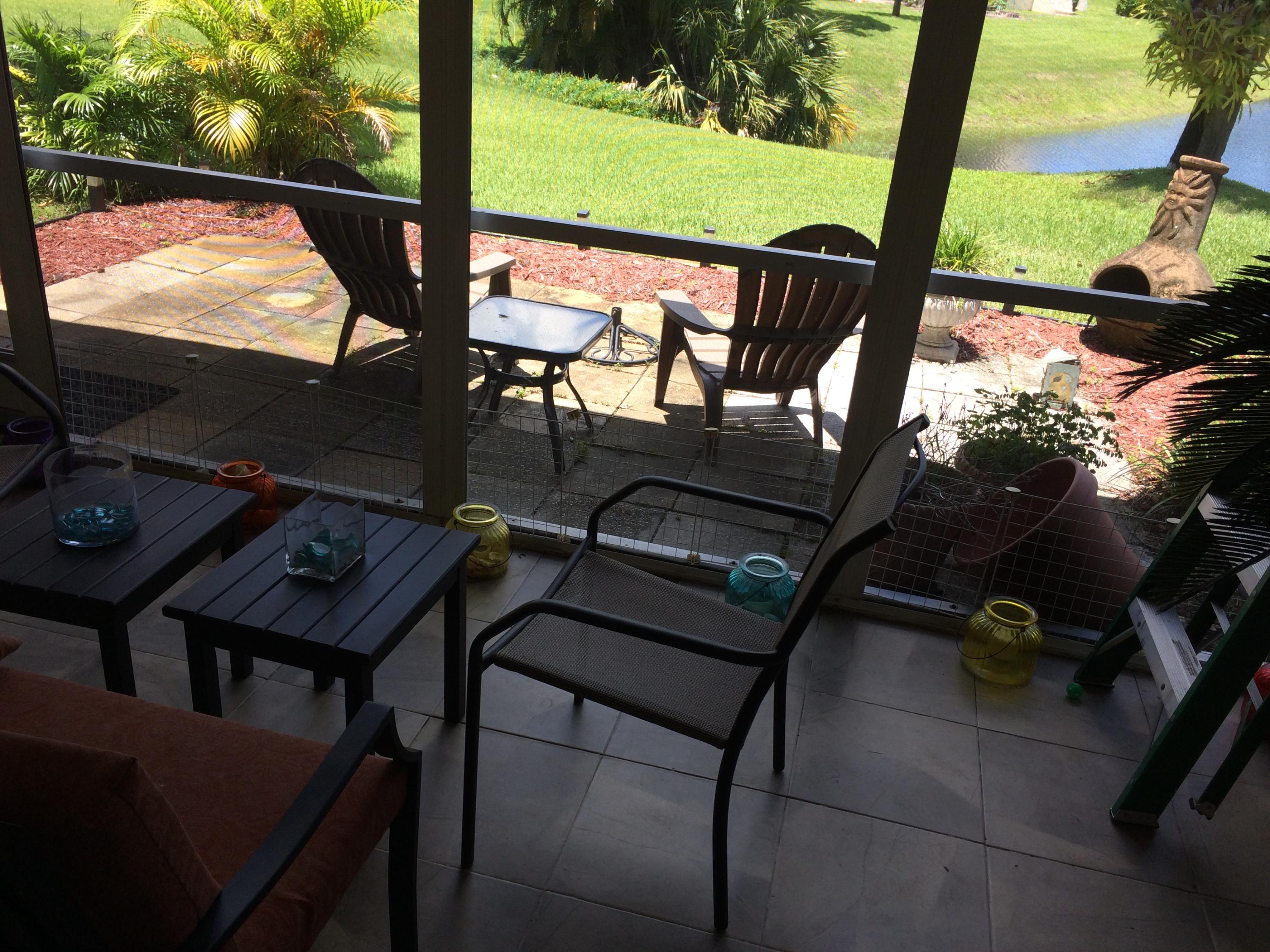 856 Lago Road, Unit 21 Delray Beach, FL 33445 - Photo 18 of 25 Lanai
