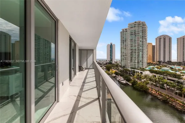 a view of balcony with outdoor space