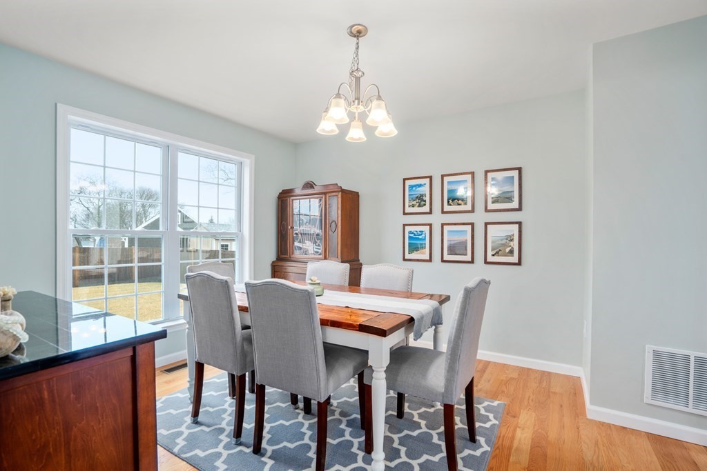 106 Colonial Road Marshfield, MA 02050 - Photo 9 of 42 a view of a dining room with furniture window and outside view
