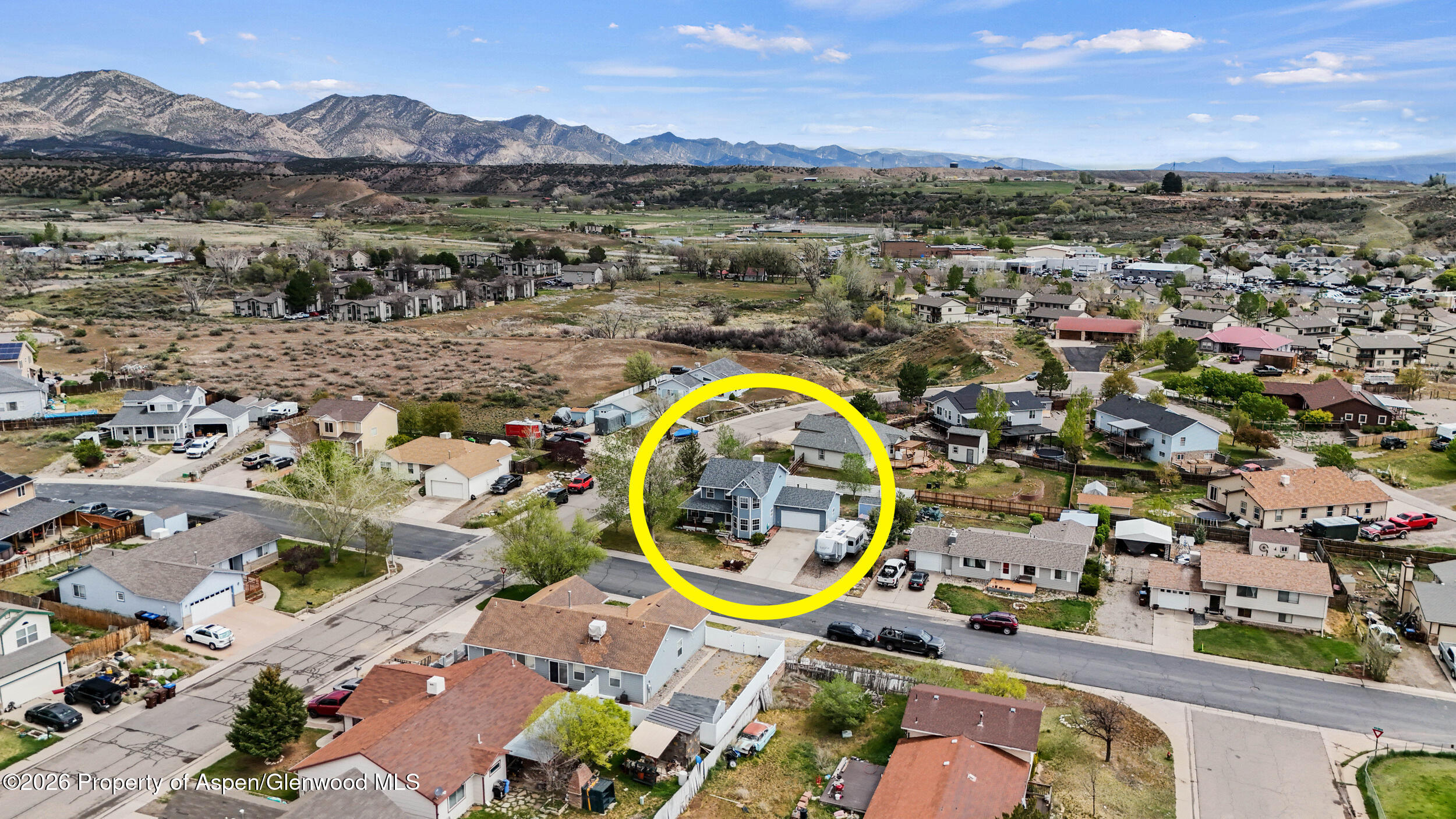 2750 East Avenue Rifle, CO 81650 - Photo 33 of 35 an aerial view of swimming pool with outdoor seating