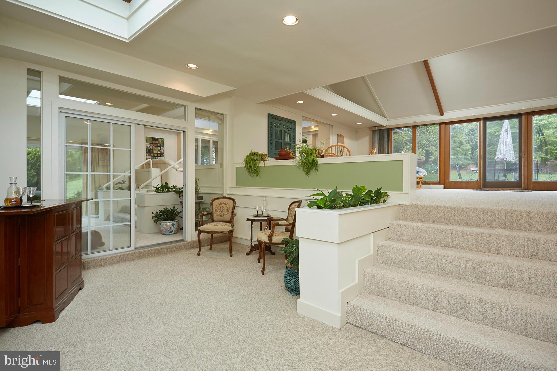 7901 Burdette Road Bethesda, MD 20817 - Photo 14 of 30 Atrium with Skylights