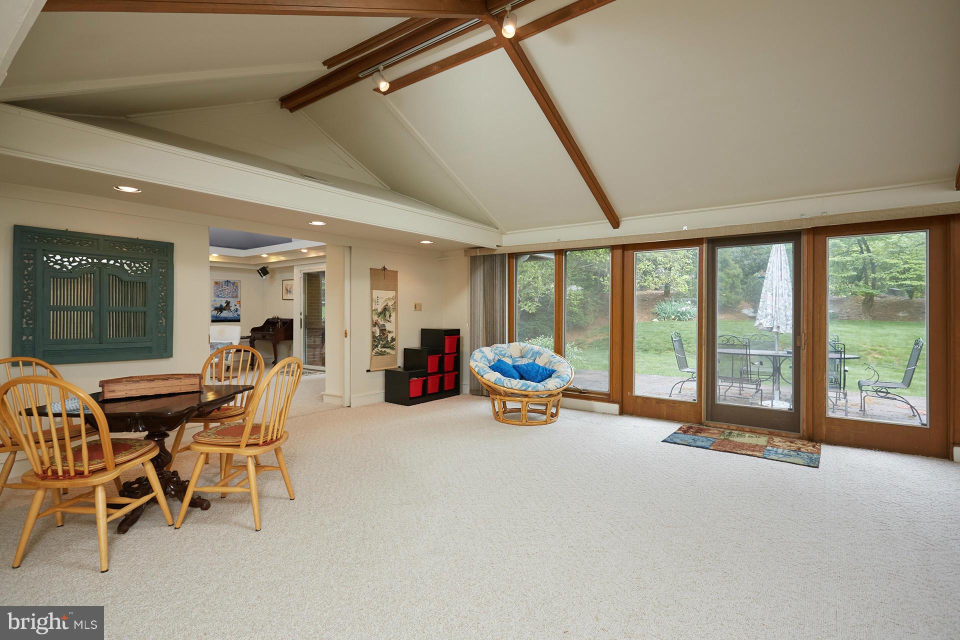 7901 Burdette Road Bethesda, MD 20817 - Photo 16 of 30 Great Room with Vaulted Ceilings
