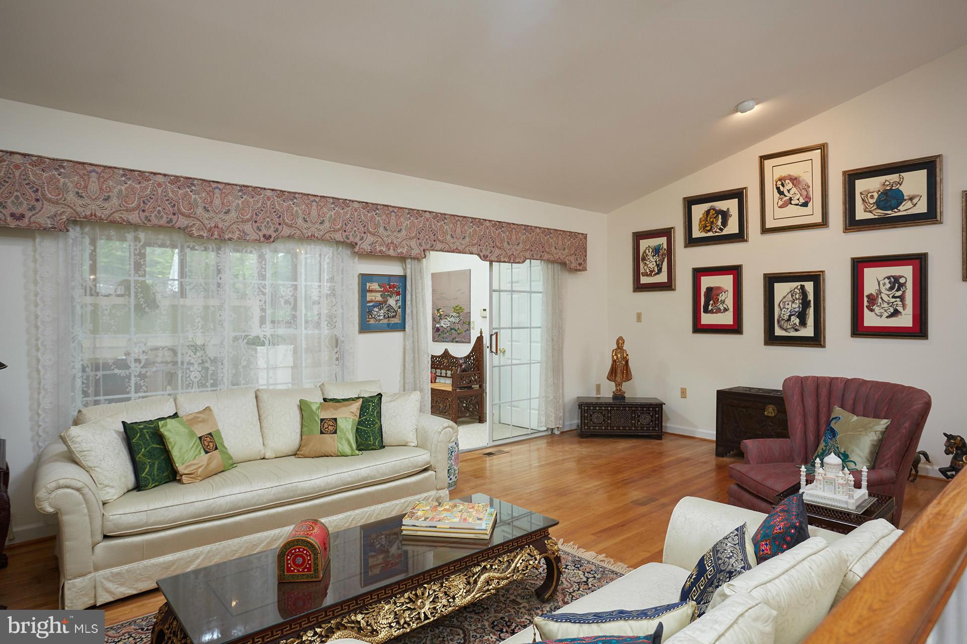 7901 Burdette Road Bethesda, MD 20817 - Photo 3 of 30 Living Room with Hardwood Floors