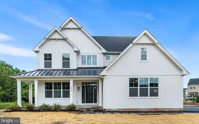 a view of a white house