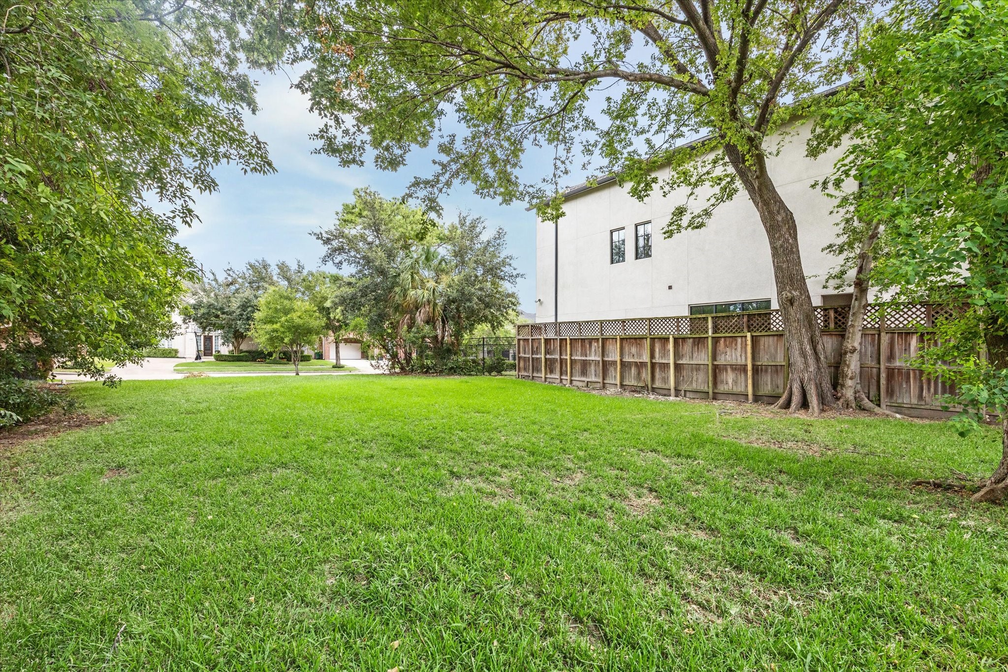 5357 Lampasas Street Houston, TX 77056 - Photo 4 of 6 a view of a yard with a large trees