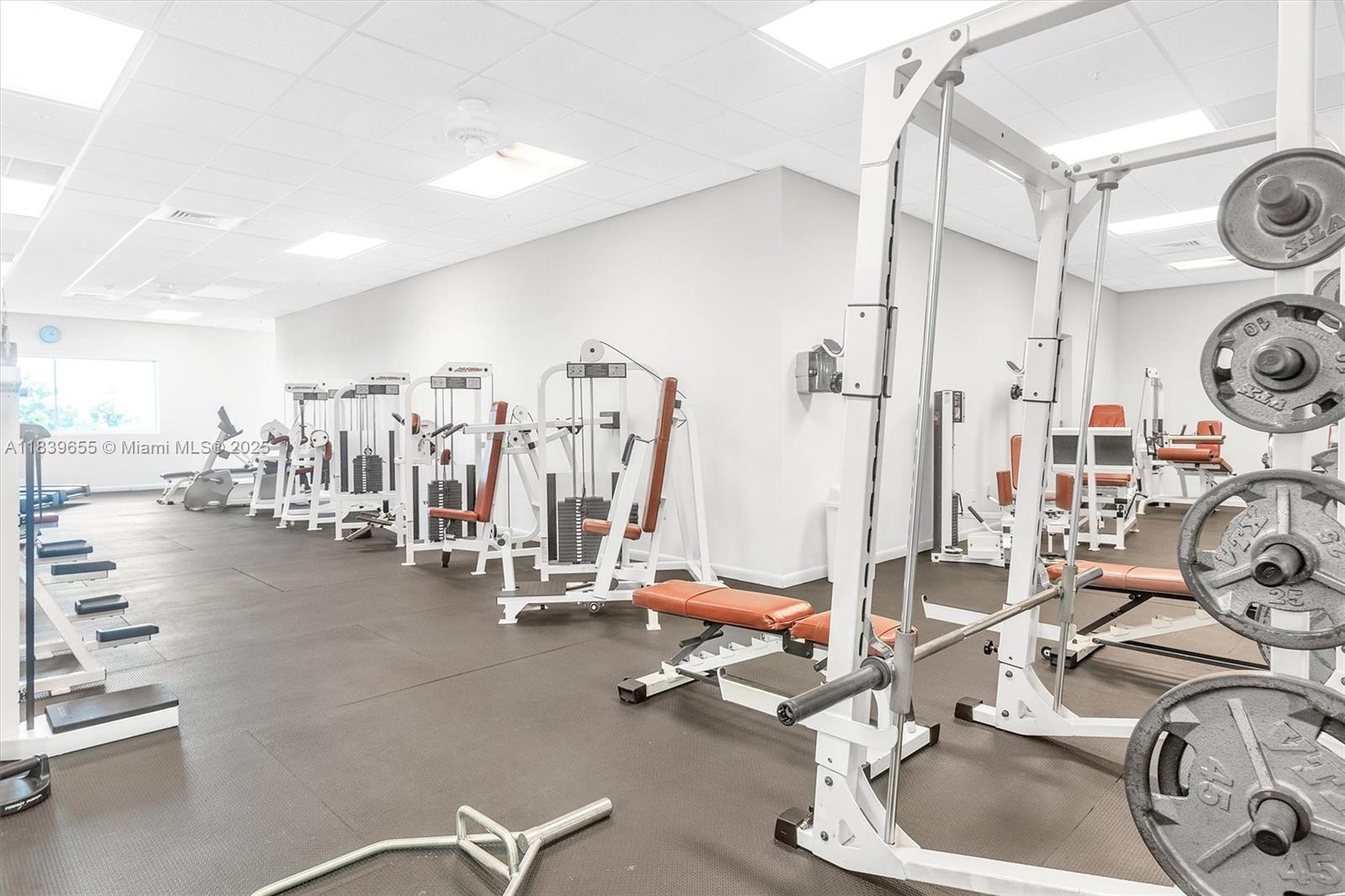 Brickell Miami, FL 33131 - Photo 14 of 32 a view of a room with gym equipment