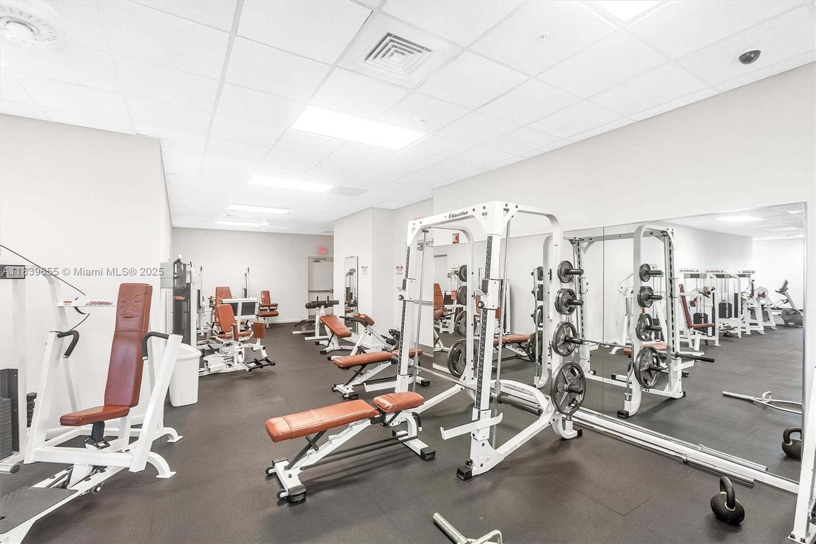 Brickell Miami, FL 33131 - Photo 16 of 32 a view of a room with gym equipment
