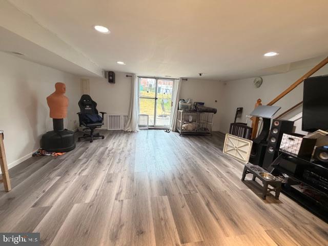 810 Kendrick Street Philadelphia, PA 19111 - Photo 34 of 45 a living room with furniture and a wooden floor